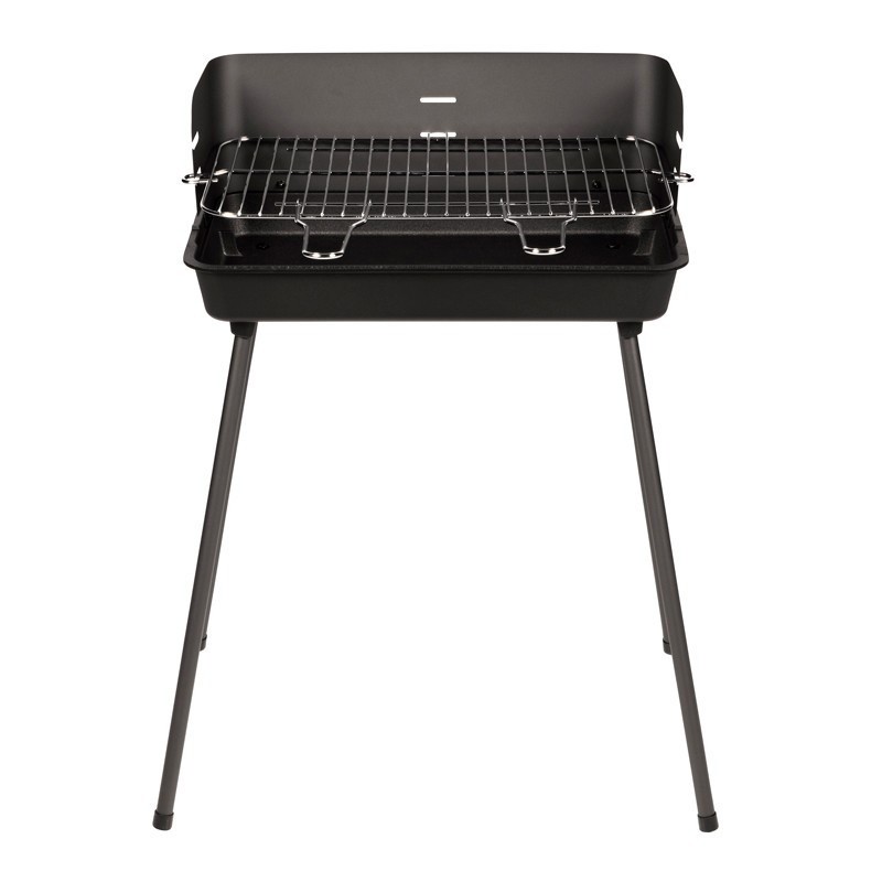 Barbecue Charbon De Bois Tikal Somagic Cuve Fonte Rectangulaire 52x37cm